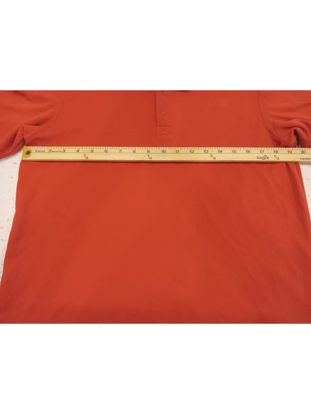 The North Face FlashDry Polo Shirt Mens Medium M Red Short Sleeve Athletic